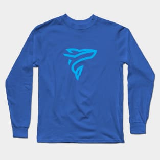 simple shark icon Long Sleeve T-Shirt